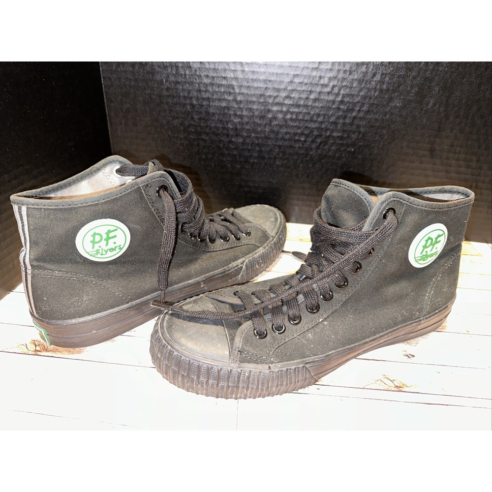 PF Flyers Center Hi Top Shoes 30th Anniversary Sandlot Black Men's Size 11